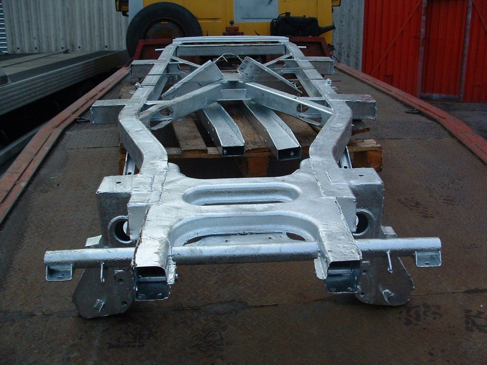 We had this chassis galvanised for a customer