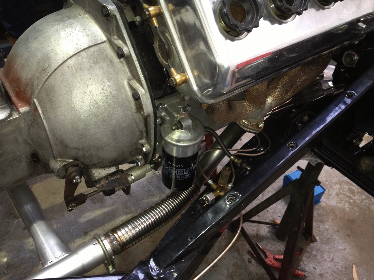 spin-off oil filter
